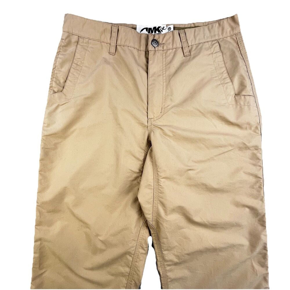 Mountain Khaki Pants Men’s 32x32 Tan Cotton Poly Blend Lightweight Hiking